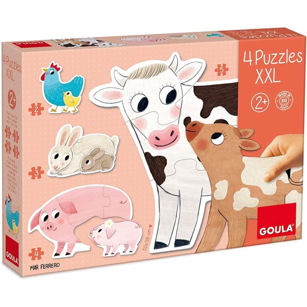 Goula 4 Puzzles XXL - Mamãs e Bebés - 53175