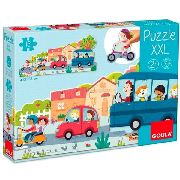 Goula Puzzle XXL Veiculos 18 Peças - 453428