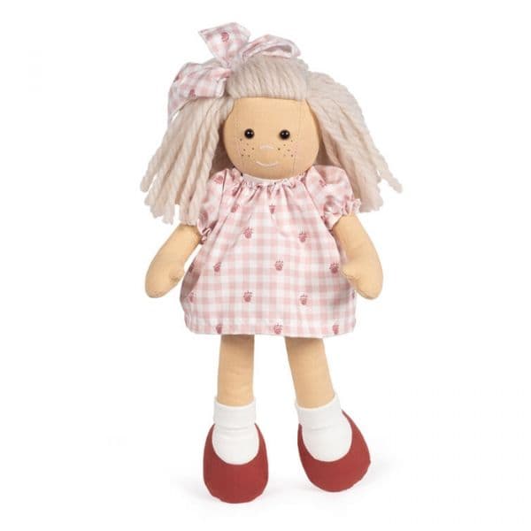 La Nina Bonecas de Trapo Marta Vestido Vichy Rosa - DI6515