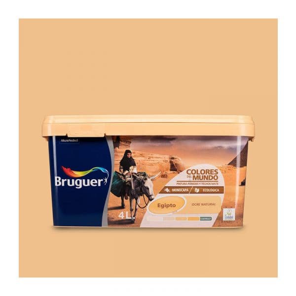 Bruguer Colores Del Mundo Egipto Ocre Natural 4L