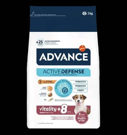 Advance Mini Senior +8 Chicken & Rice 3Kg