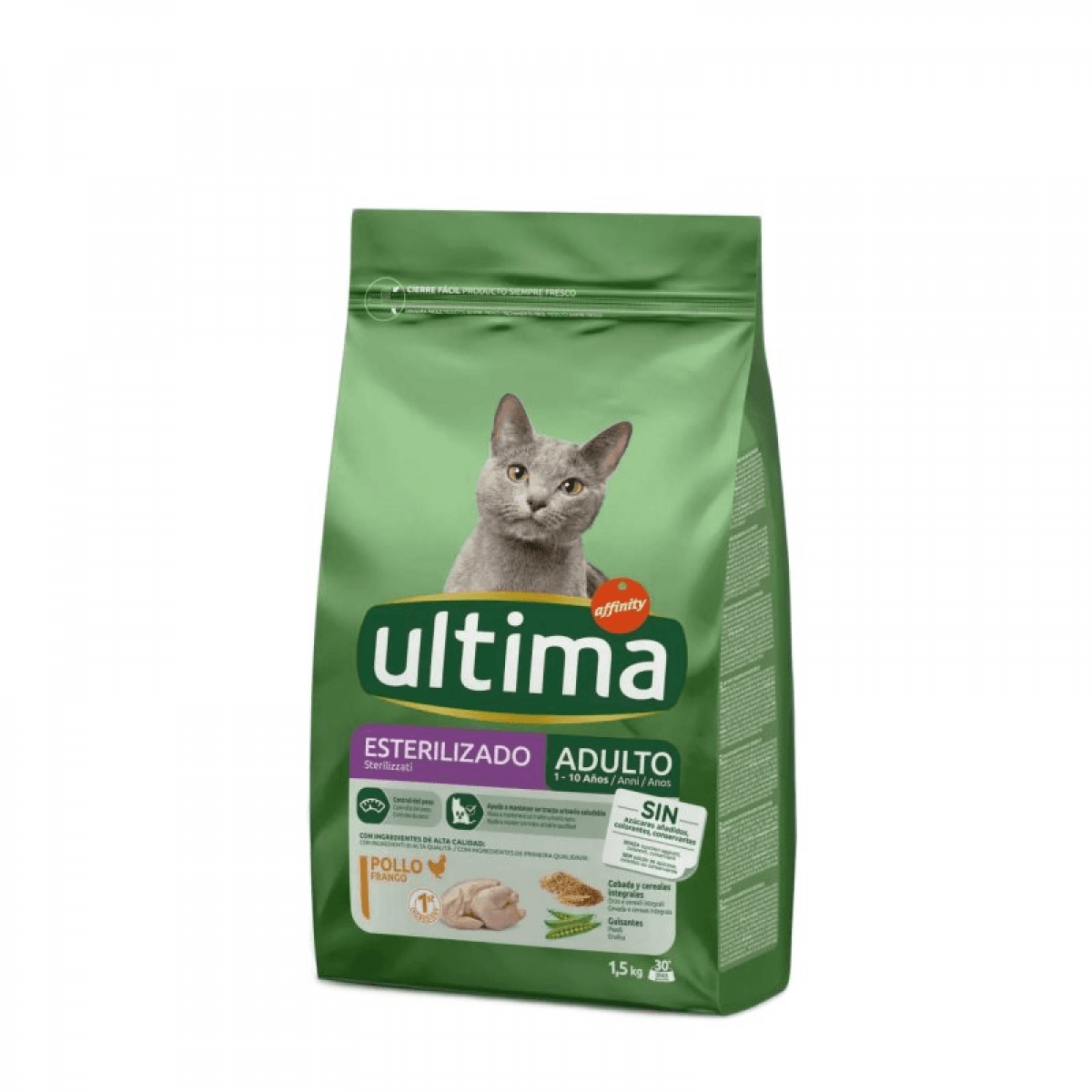 Ultima Esterilizado Frango 1,5Kg