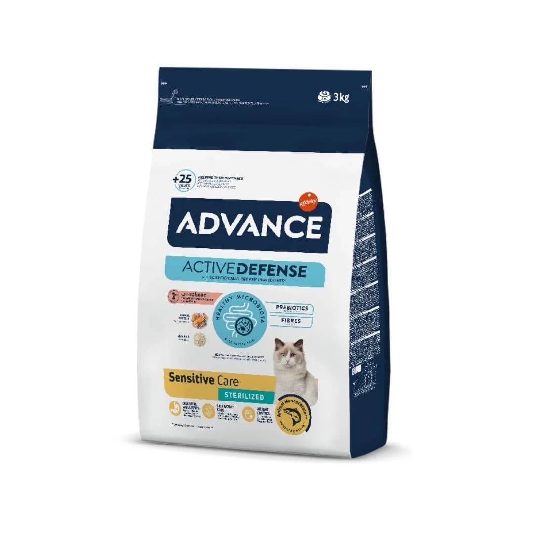Advance Adult Sterilized Sensitive Salmon & Barley Cat 1,5Kg