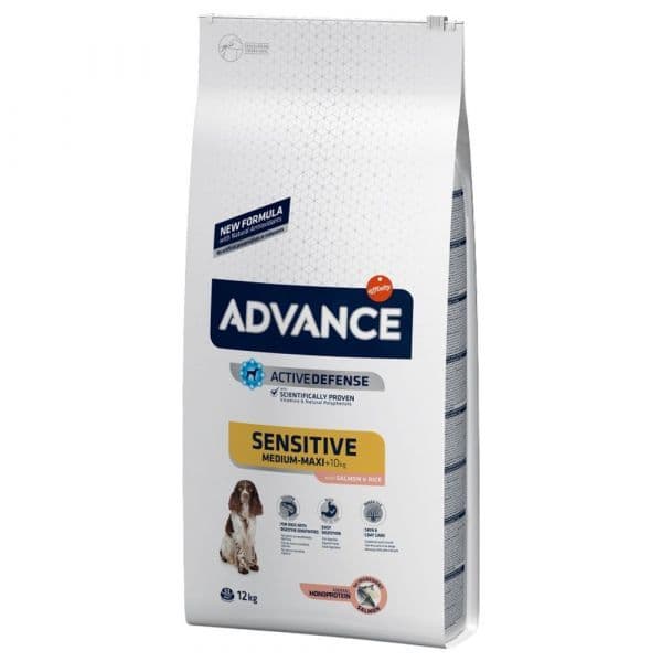 Advance Adult Sensitive Salmon & Rice Dog 12Kg
