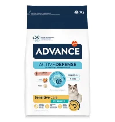 Advance Adult Sterilized Sensitive Salmon & Barley Cat 10Kg