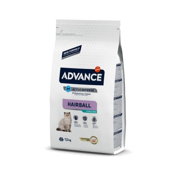 Advance Sterilized Hairball Turkey & Barley Cat 3Kg
