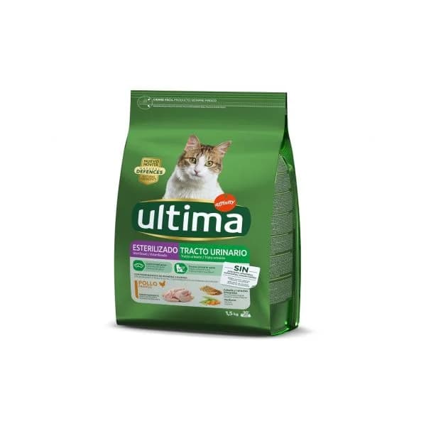 Ultima Esterilizado Trato Urinário Frango 1,5Kg