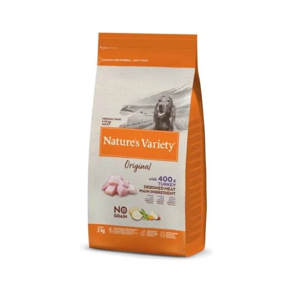 Nature's Variety Original No Grain Medium/Maxi Turkey 2Kg