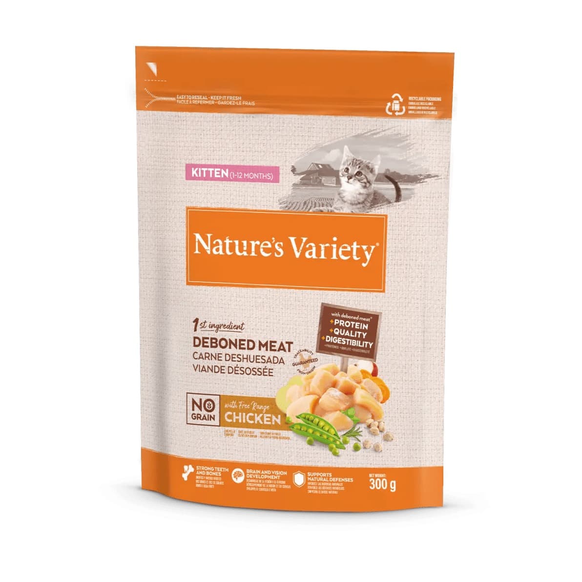 Nature's Variety Selected No Grain Kitten Free Range Chicken 300g