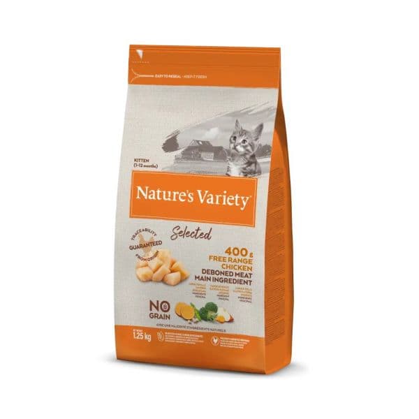 Nature's Variety Selected No Grain Kitten Free Range Chicken 7Kg