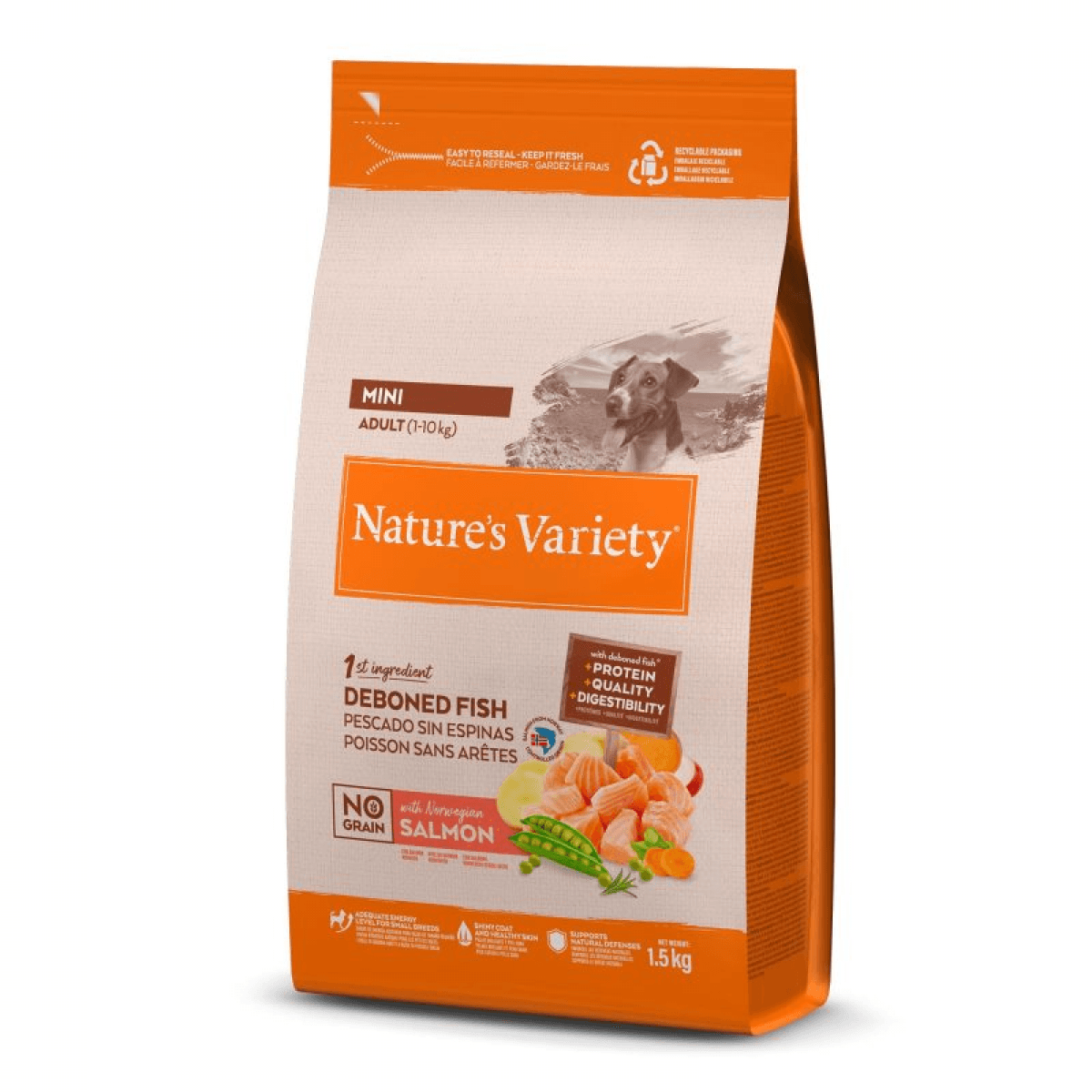 Nature's Variety Original No Grain Mini Salmon 1,5Kg