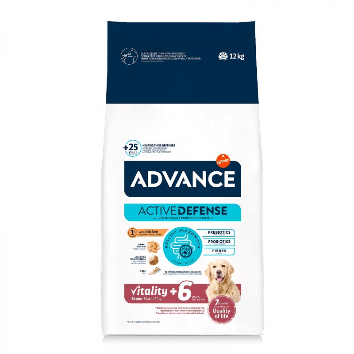Advance Maxi Sénior Frango e Arroz Dog 12Kg