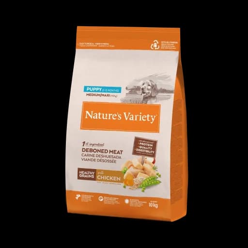 Nature's Variety Cão Grain Médio Puppy Frango 3Kg