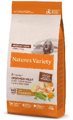 Ração Seca Nature's Variety No Grain Medium/Maxi Chicken 3Kg