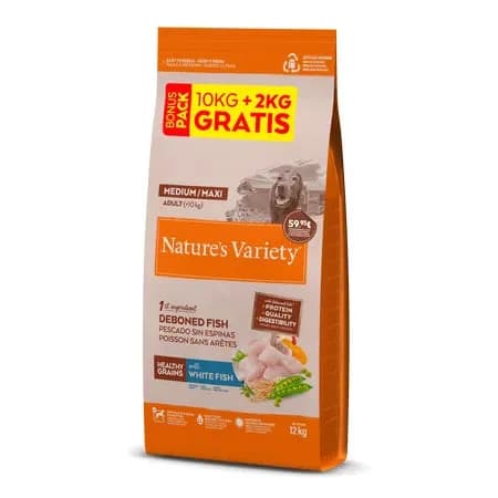 Nature's Variety Healthy Grains Peixe Branco 2kg
