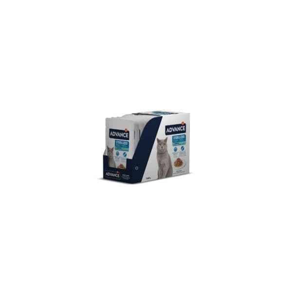 Ração Húmida Advance Cat Wet Sterilized Codfish 12x85g