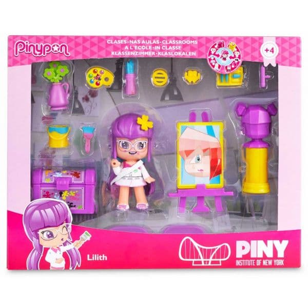 Famosa Pinypon - Piny nas Aulas - Aula de Arte e Desenho