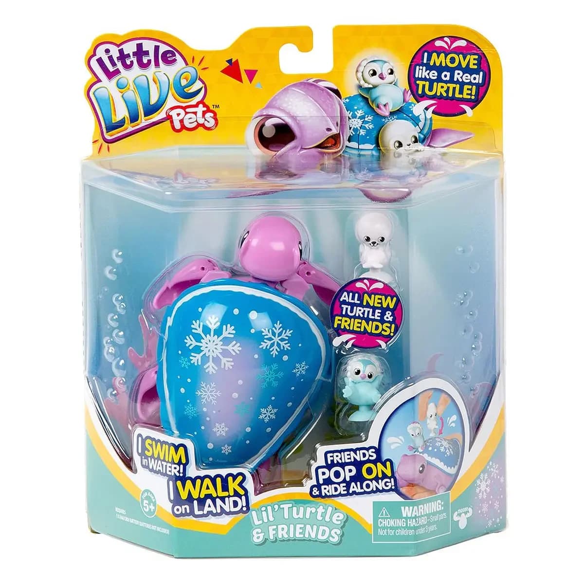 Famosa Little Live Pets - Tartaruga Divertida Snowbreeze The Arctic