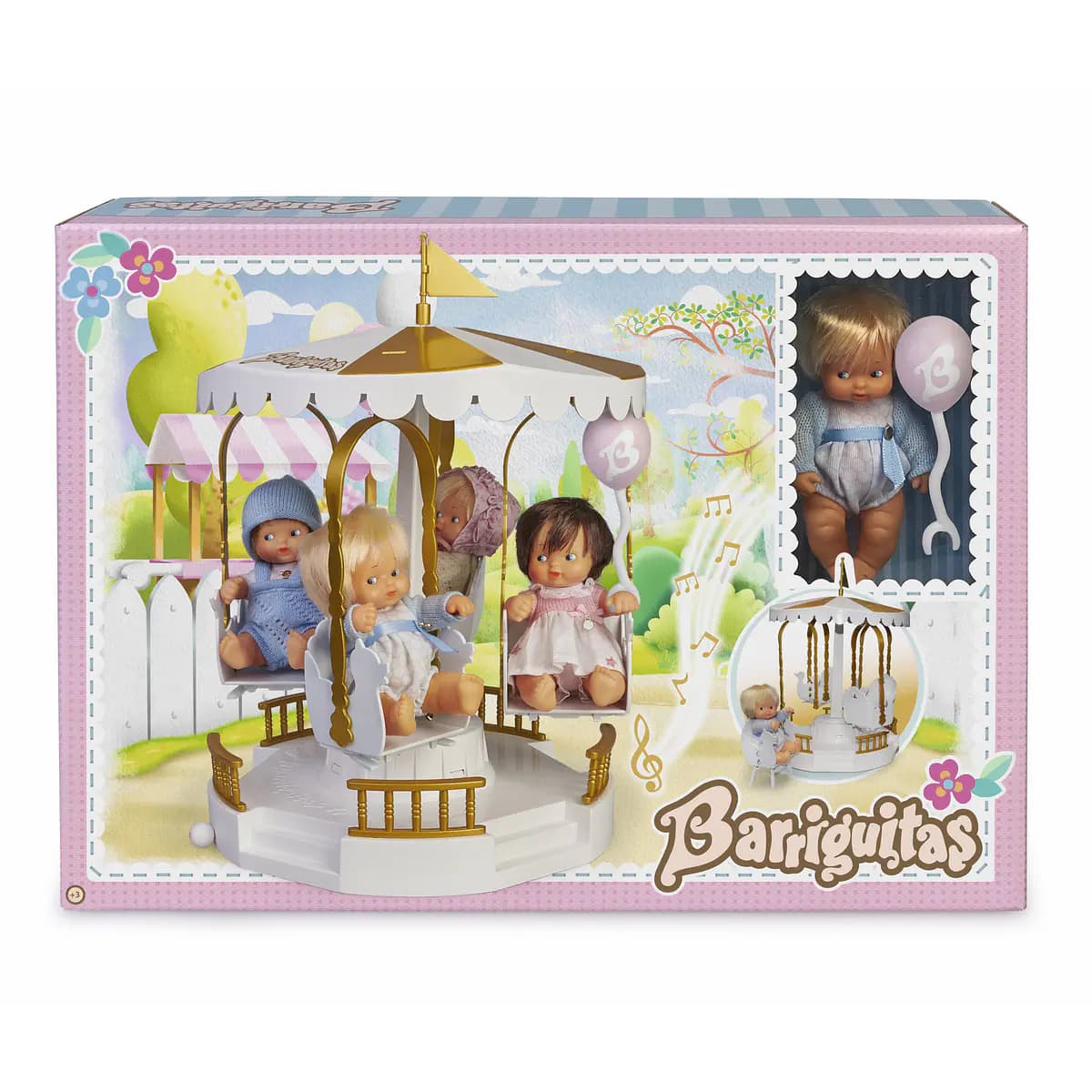 Barriguitas carrossel com boneco 3+