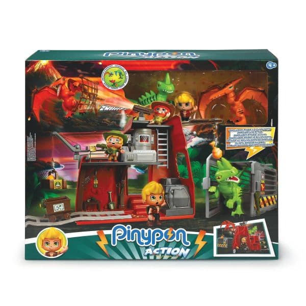 Famosa Pinypon Action - Campo de Ataque dos Dinossauros - F16683
