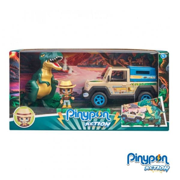 Famosa Pinypon Action Carrinha Pick Up com Dinossauro - F16771