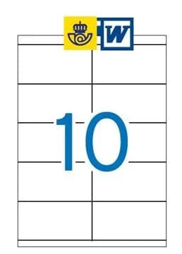 Apli Etiquetas Adesivas 105x57mm 100 Fls - 01278