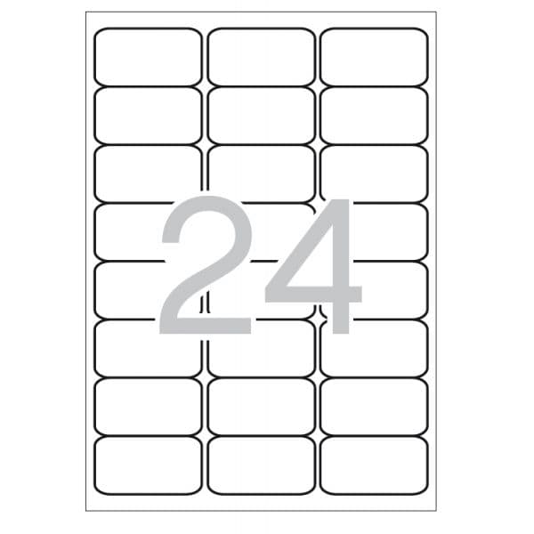 Apli Etiquetas Adesivas 64x33,9mm 100 Fls - 02409