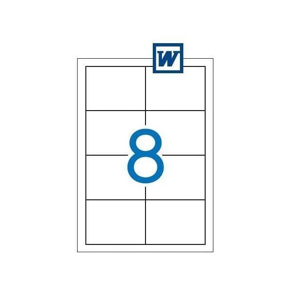 Multi 3 Etiquetas Adesivas 97x67,7mm 100 Fls - 10498