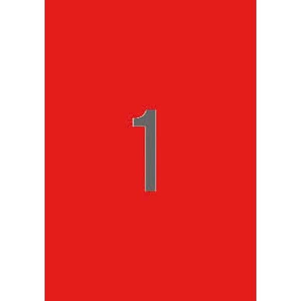 Apli Etiquetas Adesivas 210x297mm 100 Fls Vermelho - 11840