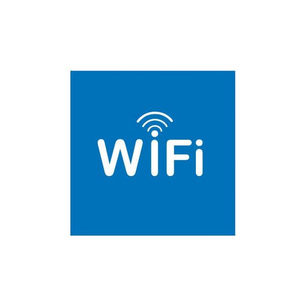Apli Etiqueta de Sinalização Wi-fi 114x114mm - 12132
