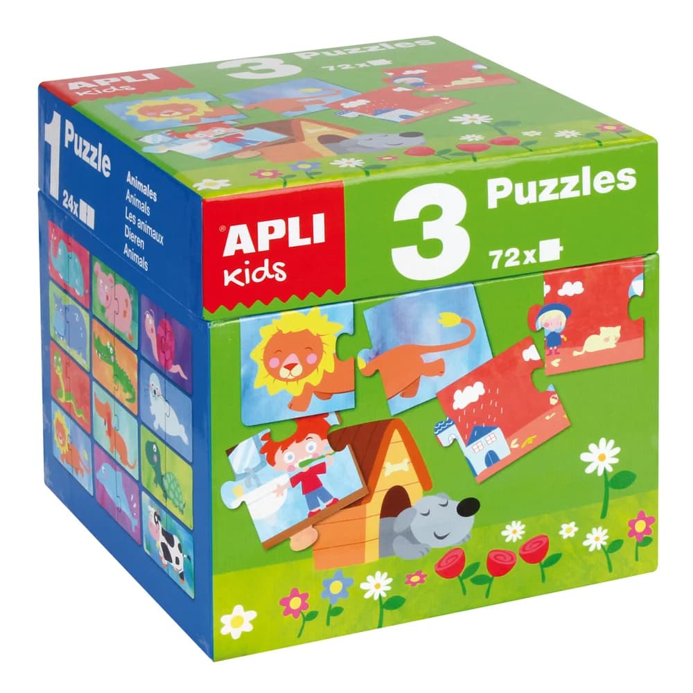 Apli Caixa 3 Puzzles - 14114