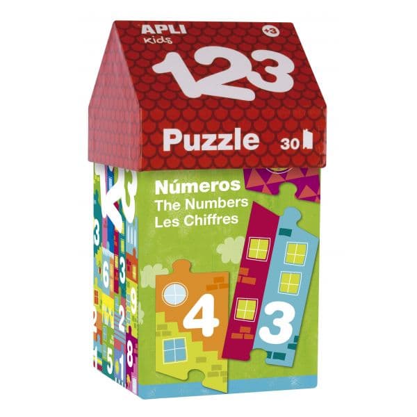 Apli Puzzle Casinha 123 30 Peças - 14806