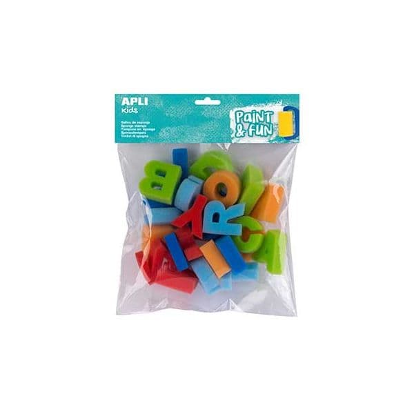 Apli Esponja Carimbo Abc Kids Paint&fun 26un APL17465