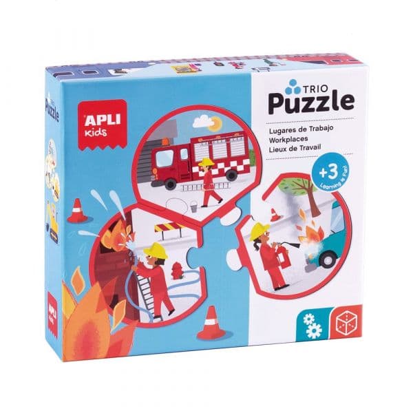 Apli Puzzle Trio Profissões - APL18822