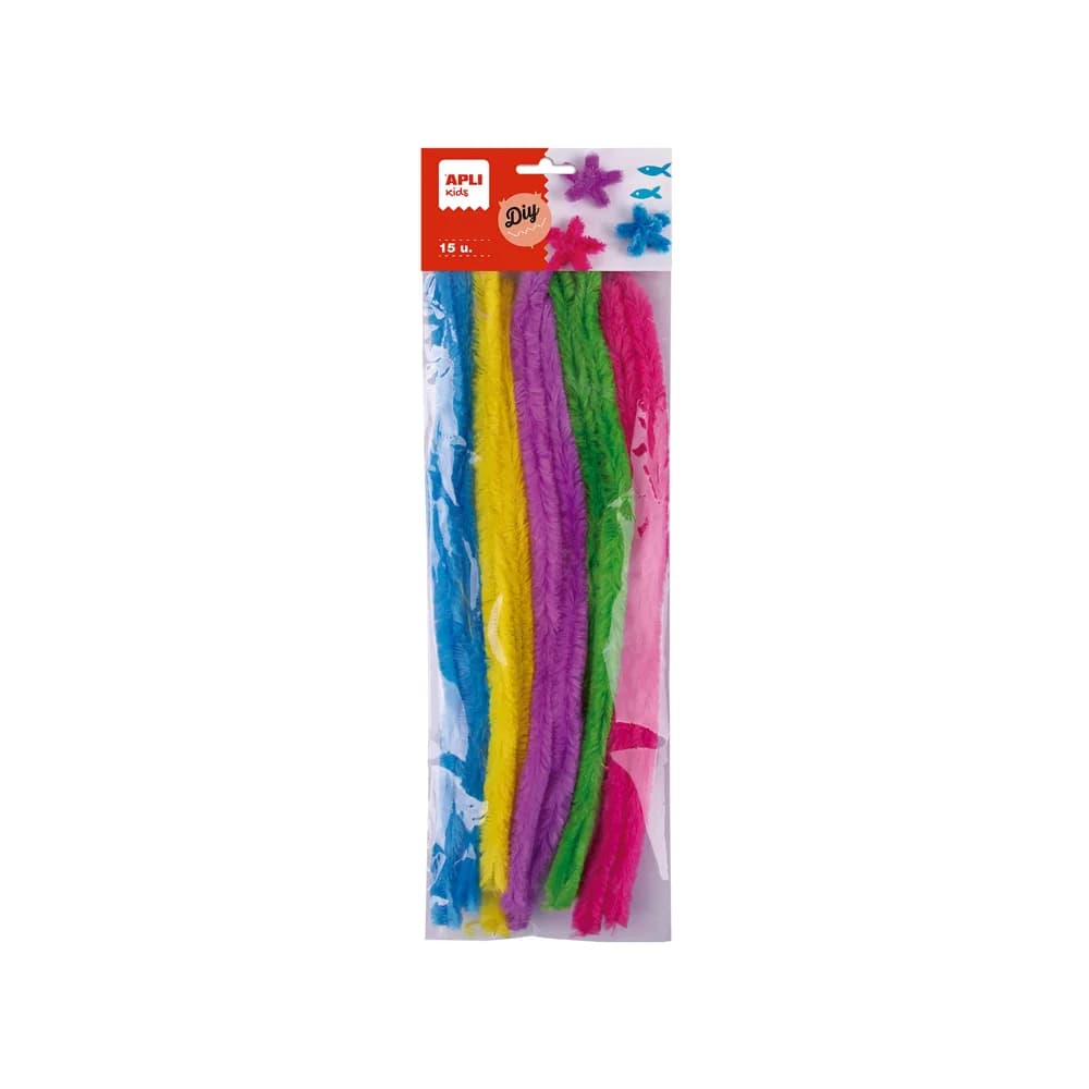 Chenille Cores Sortidas Apli 15un