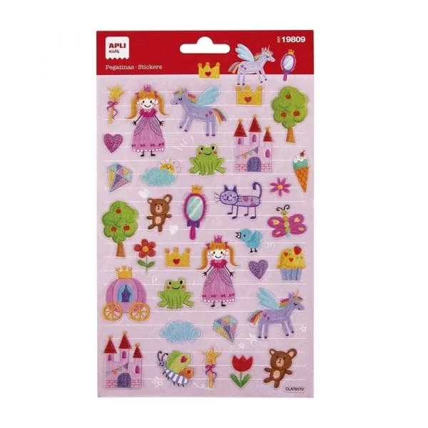 Apli Autocolantes Maxi Princesa 1 Folha (33 Un.)