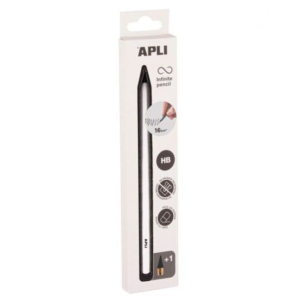 Apli Lápis Infinito Hb Branco 19830