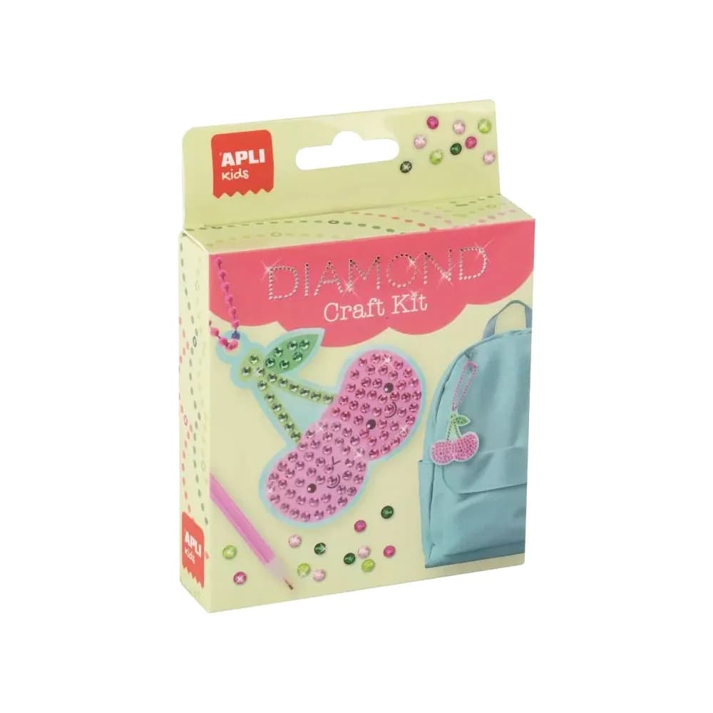 Kit Craft Adereço Diamond Cereja Apli Kids (1 Uni.)