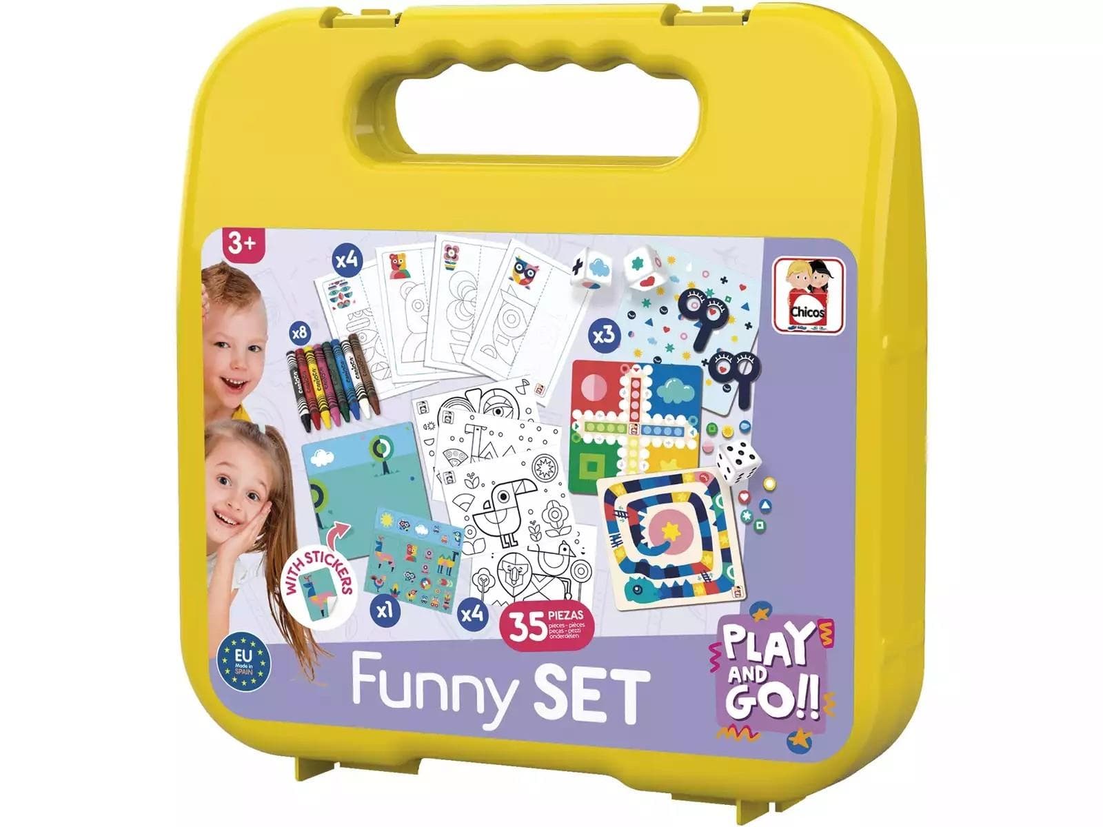 NINCO - MALETA FUNNY SET PLAY AND GO 87106