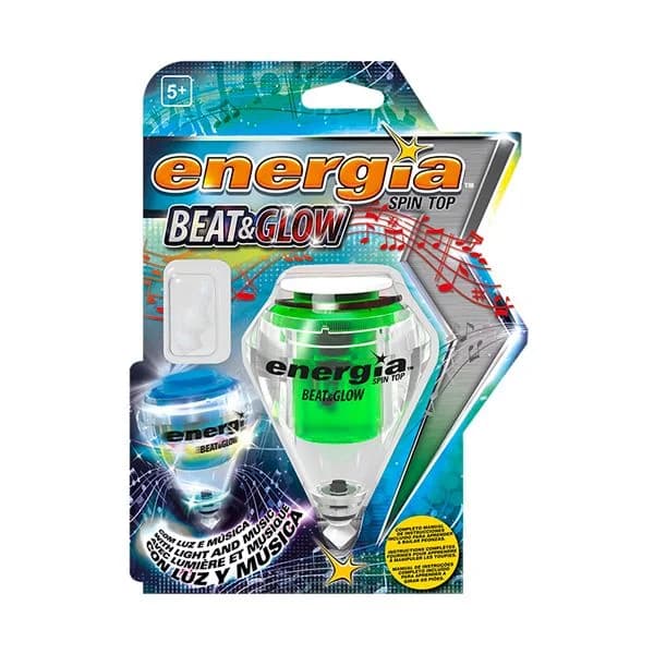 Chicos Pião Energia Beat & Glow Verde - 89008-1