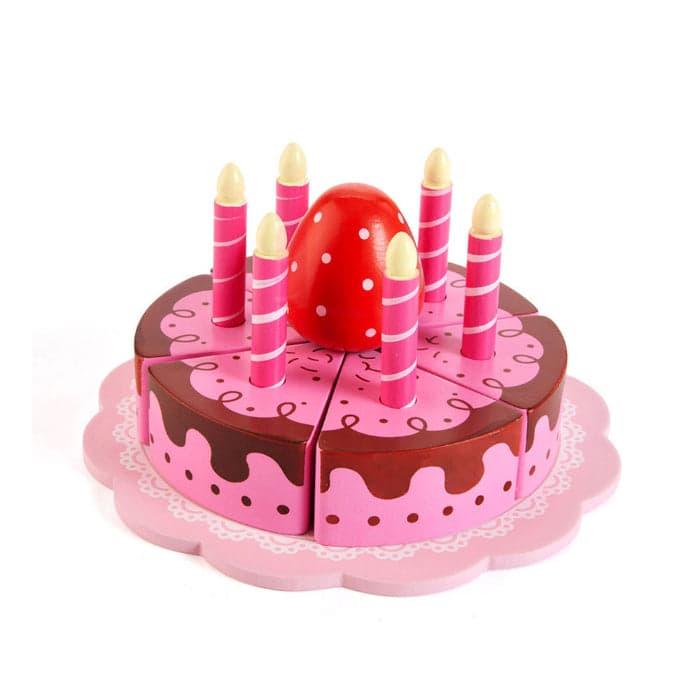 Bolo de Aniversário Fatias em Frações