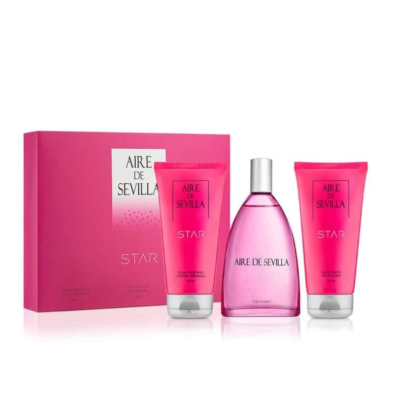 Aire de Sevilla Star Woman Eau de Toilette 150ml + Creme Corporal 150ml + Gel de banho 150ml
