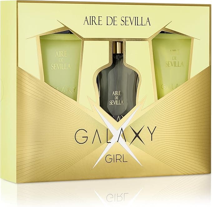 Aire de Sevilla Galaxy Girl Eau de Toilette 150ml + Gel de Banho 100ml + Loção Corporal 100ml Coffret