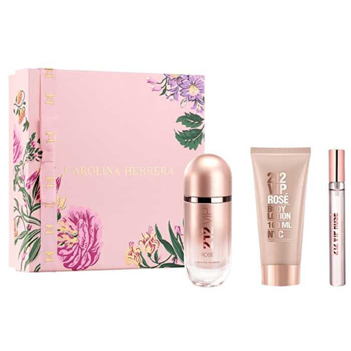 Carolina Herrera 212 VIP Rosé Woman Coffret Eau de Parfum 80ml 3pcs