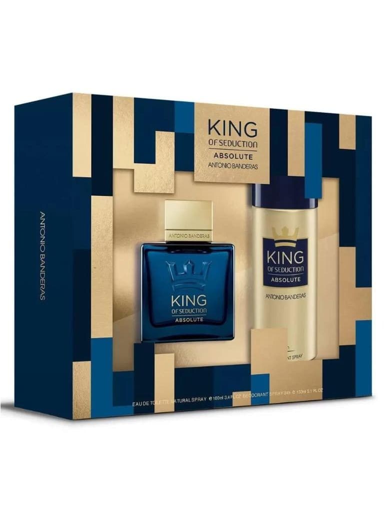 Antonio Banderas King Of Seduction Absolute Kit Eau de Toilette 100 ML + Deo Spray 150Ml