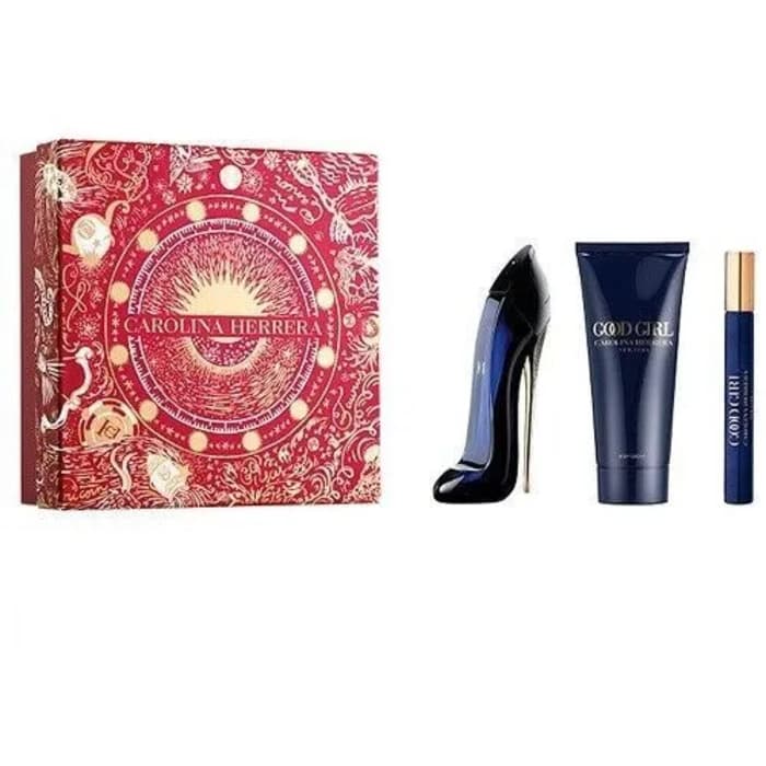 Conjunto Good Girl  EDP 50 ml, Loção Corporal 100 ml aminiatura EDP 10 ml