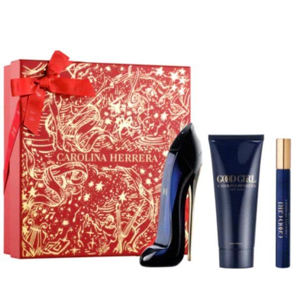 Carolina Herreira Good Girl Eau de Parfum 80ml + Eau de Parfum 10ml + Loção Corporal 100ml Coffret