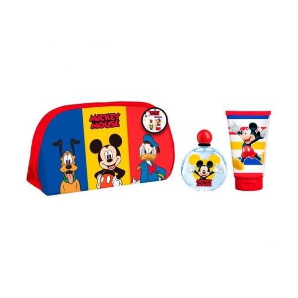 Disney Mickey Eau de Toilette 50ml + Gel de Banho 100ml + Bolsa