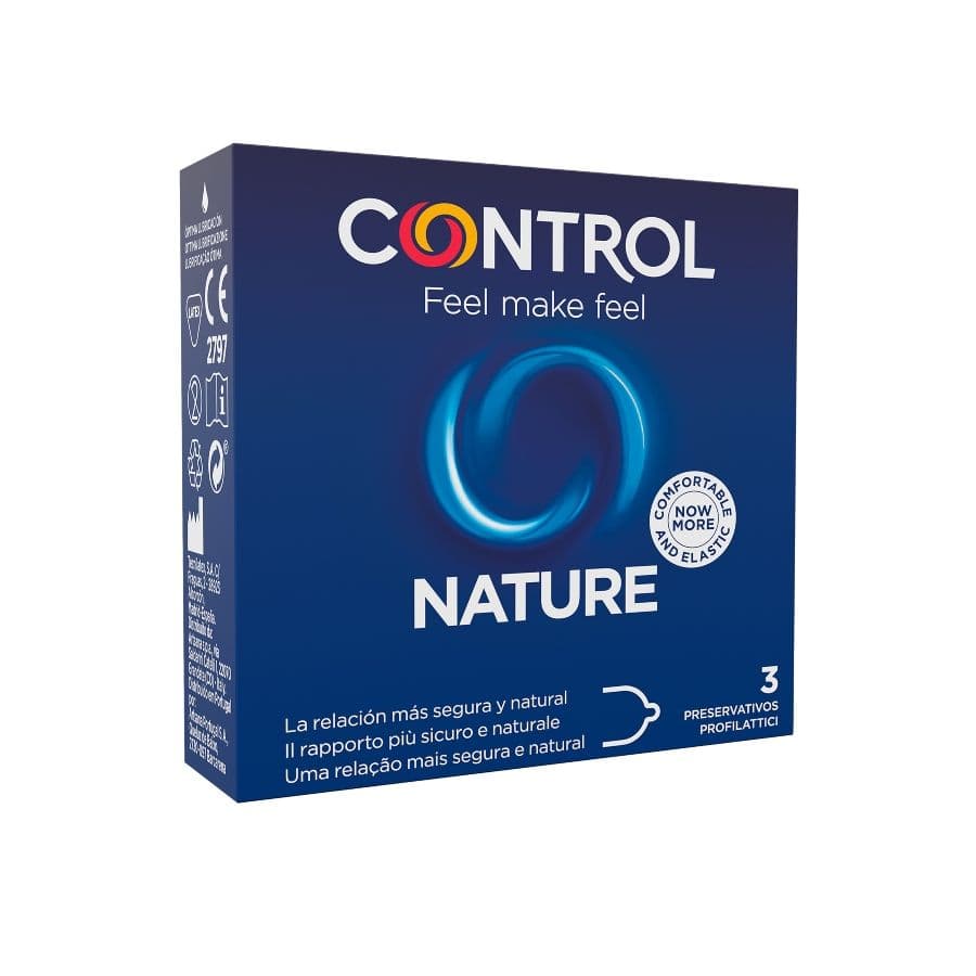 Control Preservativo Nature x 3 Unidades – Conforto Natural e Adaptabilidade