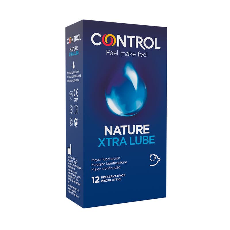 CONTROL NATURE XTRALUBE PRESERVATIVO 12 UNIDADES